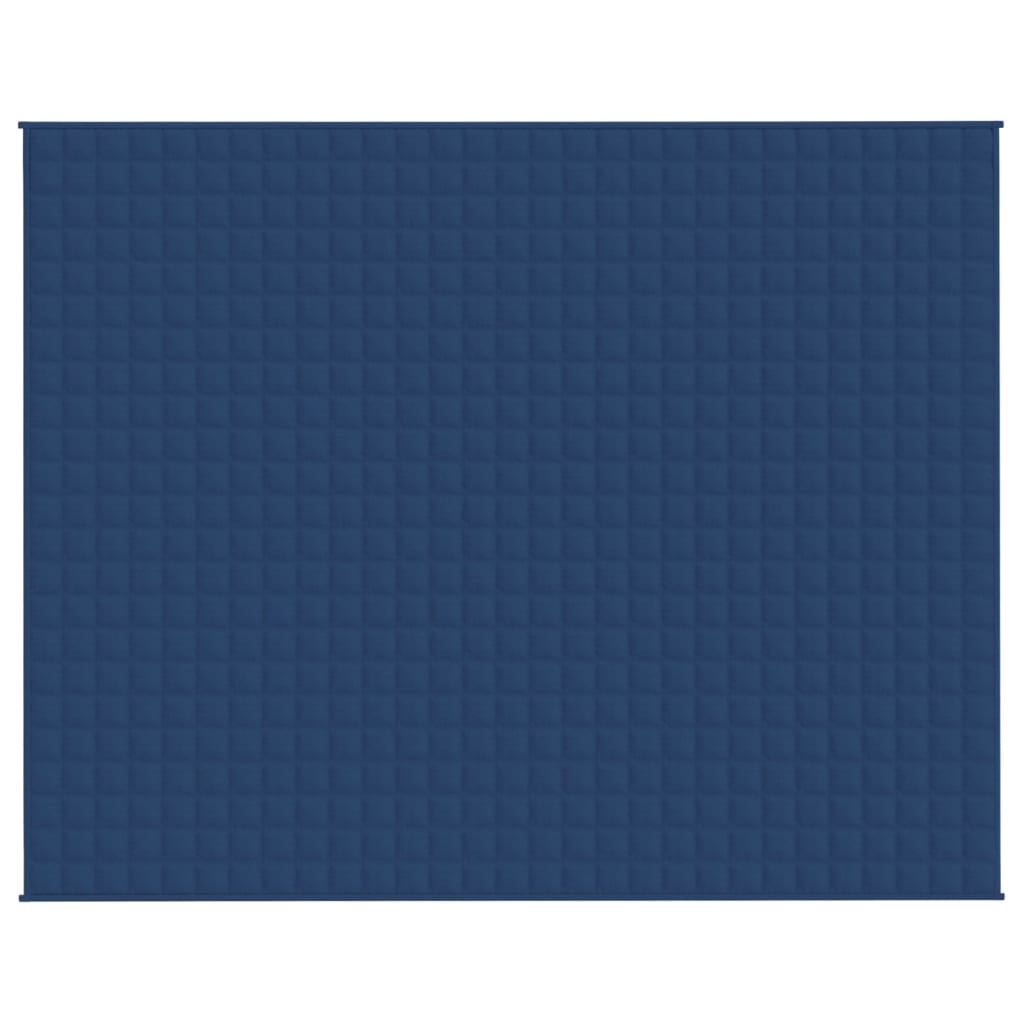 Vidaxl Weakage Manta 235x290 cm 15 kg de tela azul