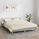 Manta de débil de Vidaxl 200x225 cm 13 kg de crema de luz de tela