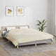VIDAXL Coperta debole 220x235 cm 15 kg di crema leggera in tessuto