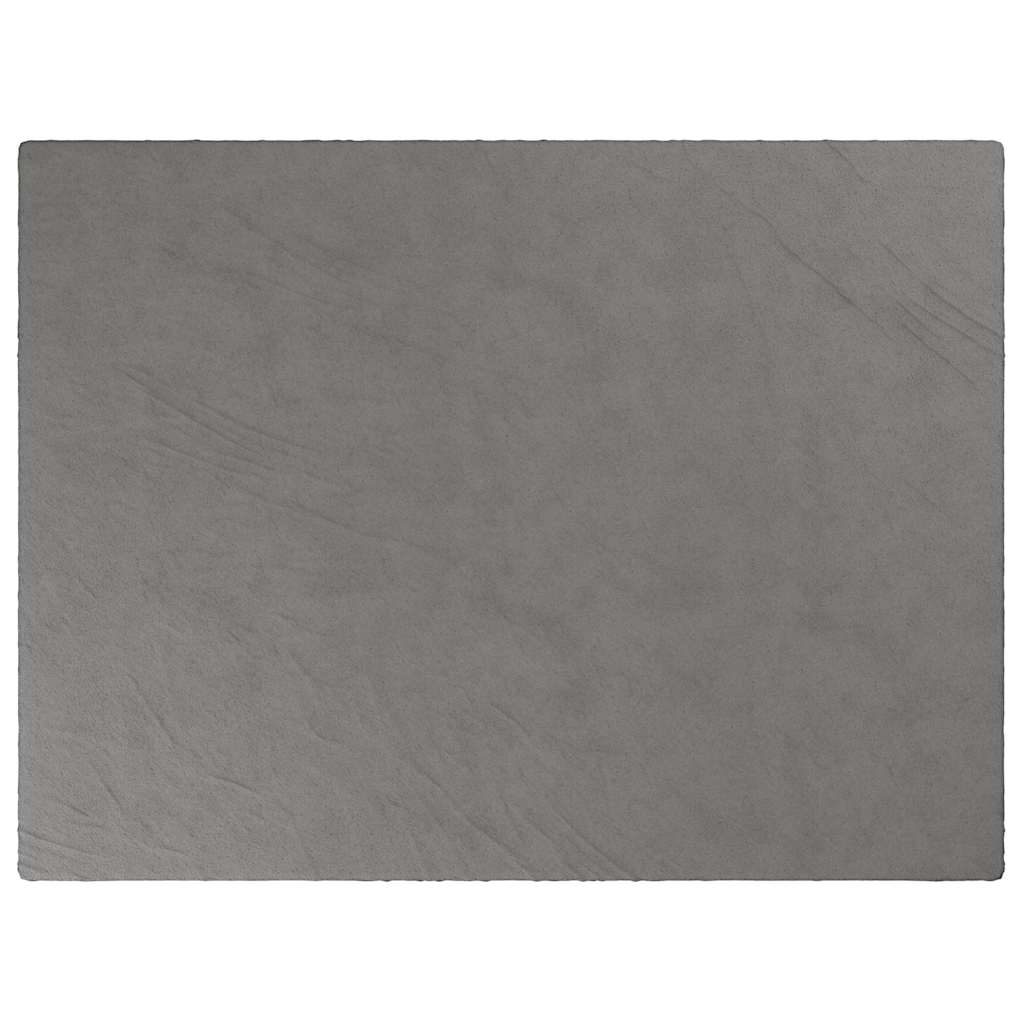 Manta de débil Vidaxl con cubierta 150x200 cm 7 kg de tela gris