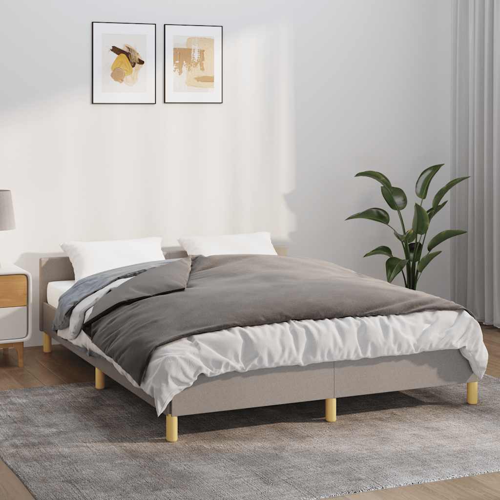 VIDAXL Coperta debole con copertina 150x200 cm 11 kg di tessuto grigio