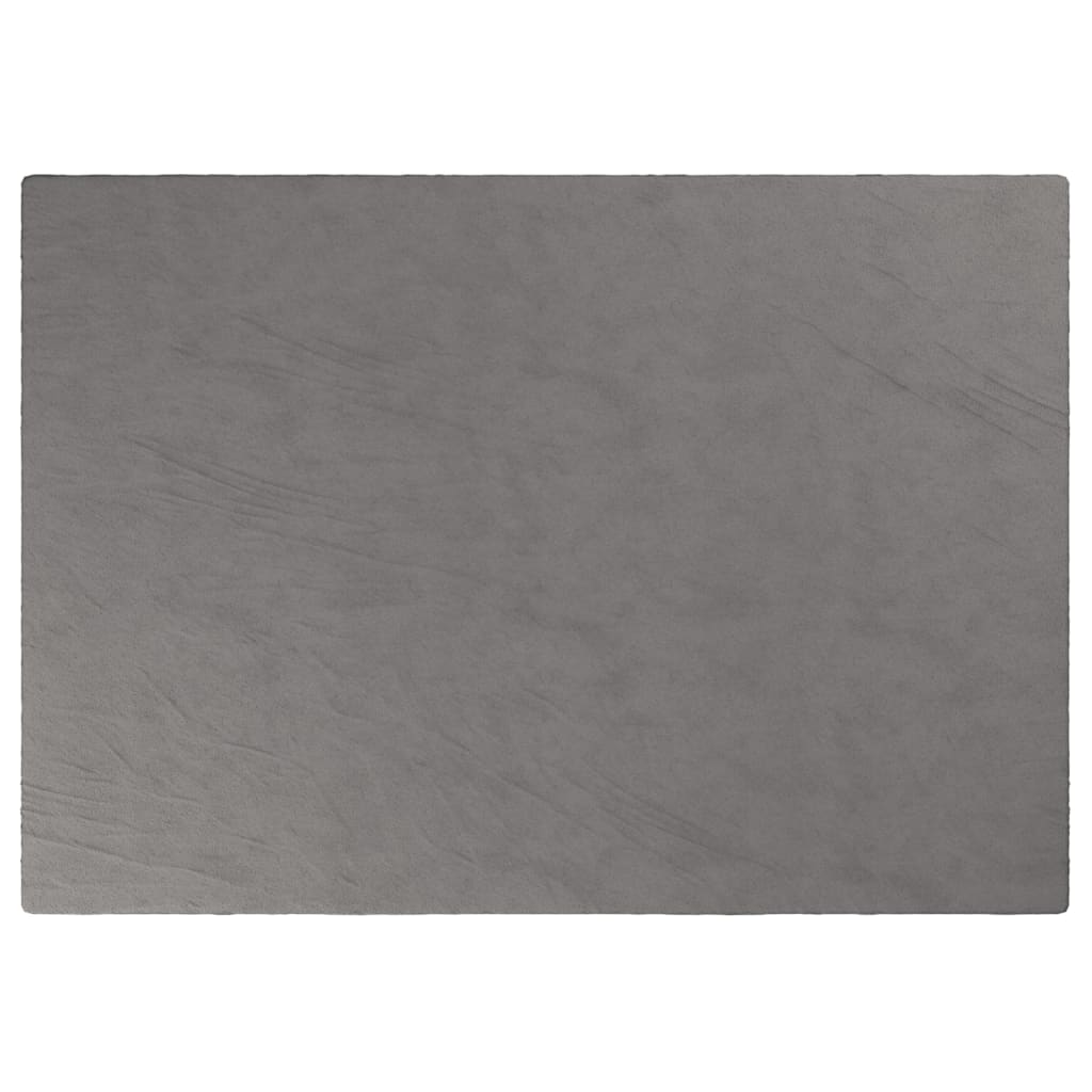 VIDAXL Coperta debole con copertina 155x220 cm 11 kg di tessuto grigio