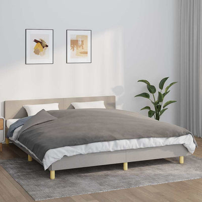Manta de débil Vidaxl con cubierta 155x220 cm 11 kg de tela gris
