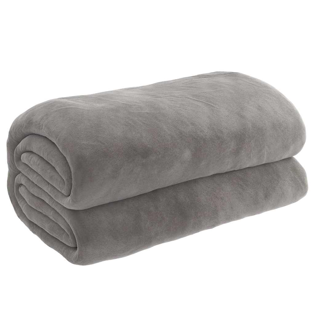 VIDAXL Coperta debole con copertura 200x200 cm 9 kg di tessuto grigio