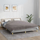 VIDAXL Coperta debole con copertura 200x200 cm 9 kg di tessuto grigio