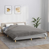 VIDAXL Coperta debole con copertura 200x225 cm 9 kg di tessuto grigio