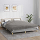 VIDAXL Coperta debole con copertura 200x225 cm 9 kg di tessuto grigio