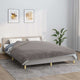 VIDAXL Coperta debole con copertura 200x225 cm 13 kg di tessuto grigio