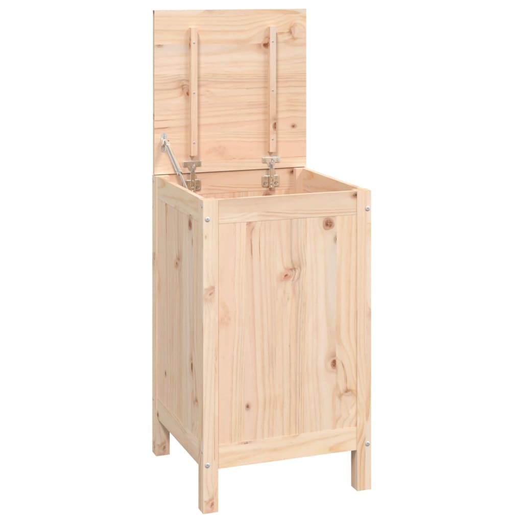 Cesto per biancheria Vidaxx 44x44x76 cm in legno di pino massiccio