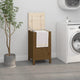 Vidaxl wasmand 44x44x76 cm massief grenenhout honingbruin