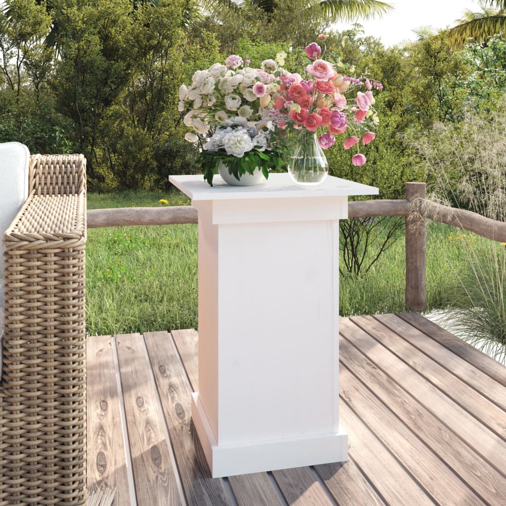Vidaxl Flower Standard 40x40x60 cm Pino solido bianco