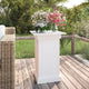 Vidaxl Flower Standard 40x40x60 cm Pino solido bianco