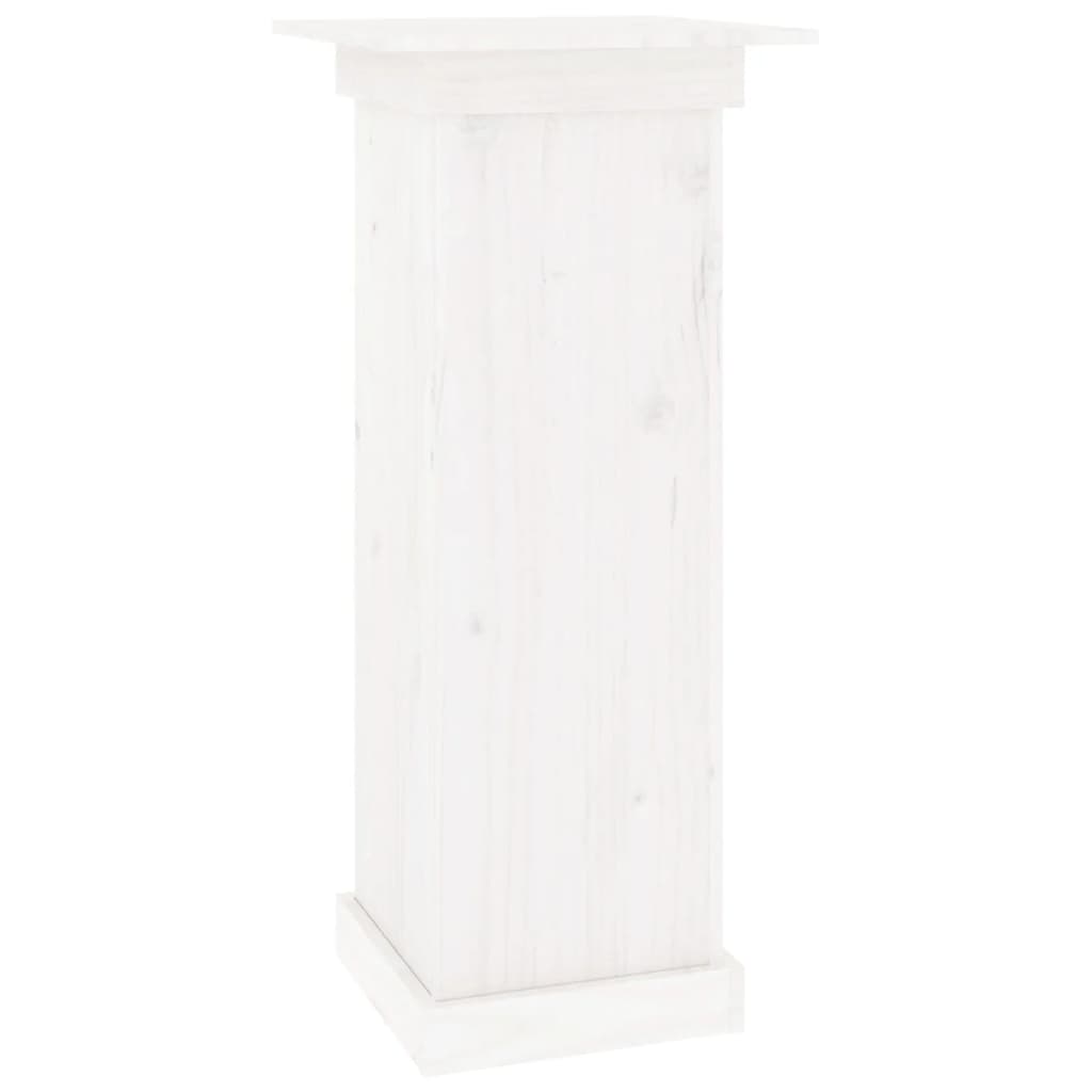 Vidaxl Flower Standard 40x40x90 cm Pino solido bianco