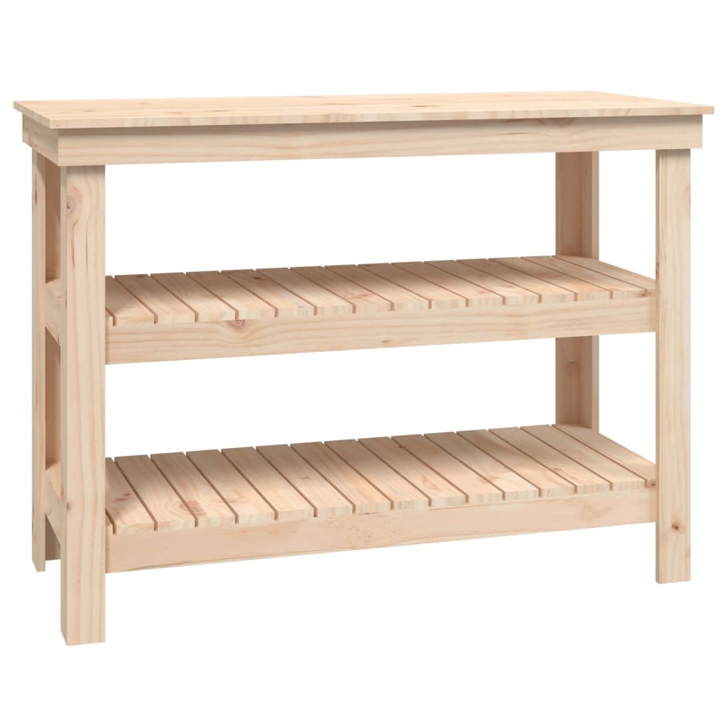 Banco de trabajo vidaxx 110,5x50x80 cm madera maciza de pino