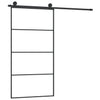 Porta scorrevole Vidaxl con pastella 102.5x205 cm ESG vetro e alluminio