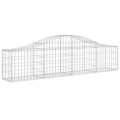 Vidaxl Schanskorf a volta 200x30x40 60 cm Galvanized Iron