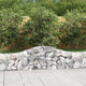 Vidaxl Schanskorf a volta 200x30x40 60 cm Galvanized Iron