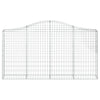 Vidaxl Schanskorf a volta 200x30x100 120 cm Galvanized Iron