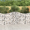 Vidaxl Schanskorf a volta 200x30x100 120 cm Galvanized Iron