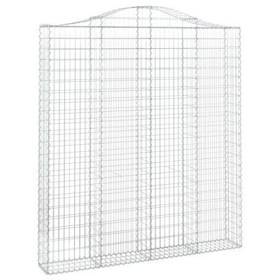 Vidaxl Schanskorf a volta 200x30x220 240 cm Galvanized Iron