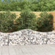 Vidaxl Schanskorf a volta 200x50x60 80 cm galvanizzato