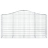 Vidaxl Schanskorf a volta 200x50x100 120 cm galvanizzato