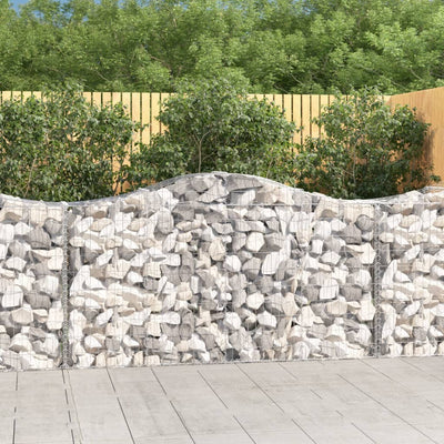 Vidaxl Schanskorf a volta 200x50x100 120 cm galvanizzato