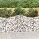 Vidaxl Schanskorf a volta 200x50x100 120 cm galvanizzato