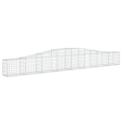 Vidaxl Schanskorf a volta 400x30x40 60 cm Galvanized Iron