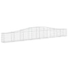 Vidaxl Schanskorf a volta 400x30x40 60 cm Galvanized Iron
