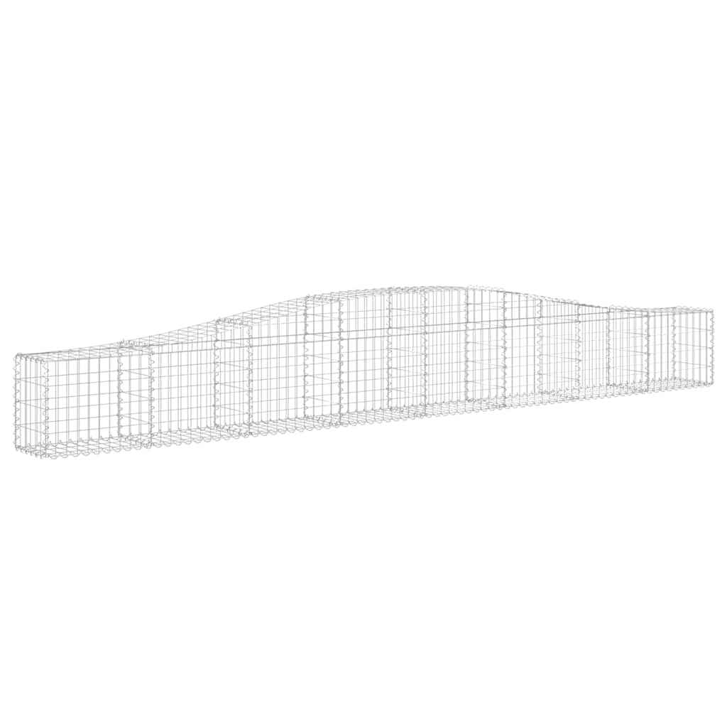 Vidaxl Schanskorf a volta 400x30x40 60 cm Galvanized Iron