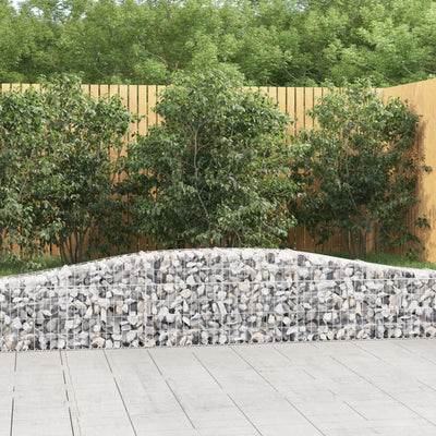 Vidaxl Schanskorf a volta 400x30x40 60 cm Galvanized Iron
