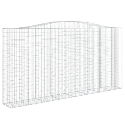 Vidaxl Schanskorf a volta 400x50x200 220 cm galvanizzato