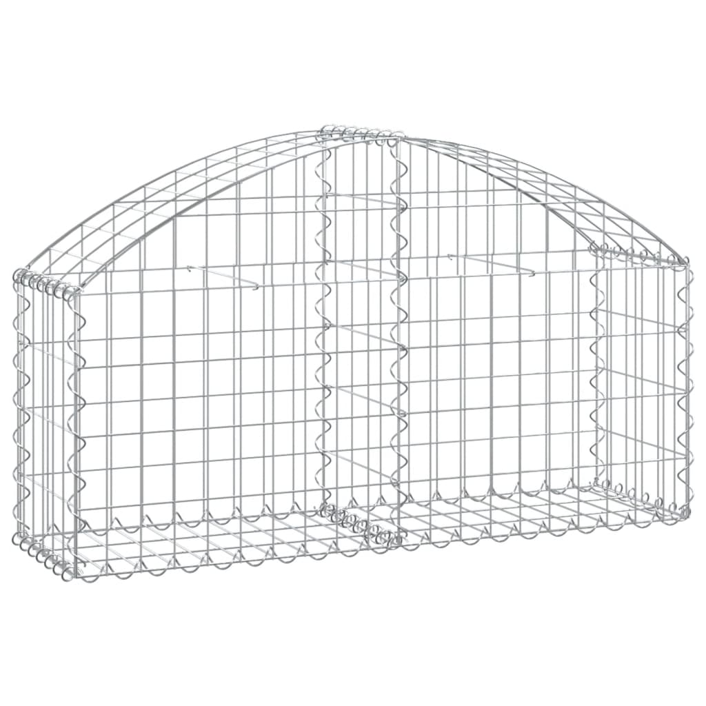 Vidaxl Schanskorf abovedado 100x30x40 60 cm de hierro galvanizado