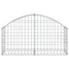 Vidaxl Schanskorf abovedado 100x30x40 60 cm de hierro galvanizado