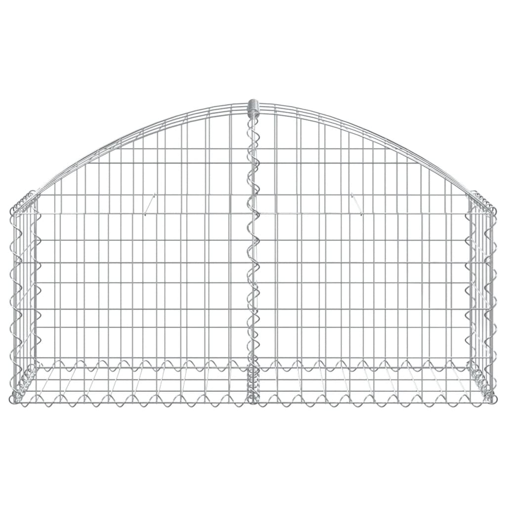 Vidaxl Schanskorf abovedado 100x30x40 60 cm de hierro galvanizado