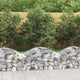 Vidaxl Schanskorf a volta 100x30x40 60 cm galvanizzato