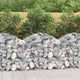 Vidaxl Schanskorf a volta 100x30x80 100 cm galvanizzato