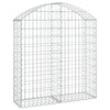 Vidaxl Schanskorf abovedado 100x30x100 120 cm de hierro galvanizado