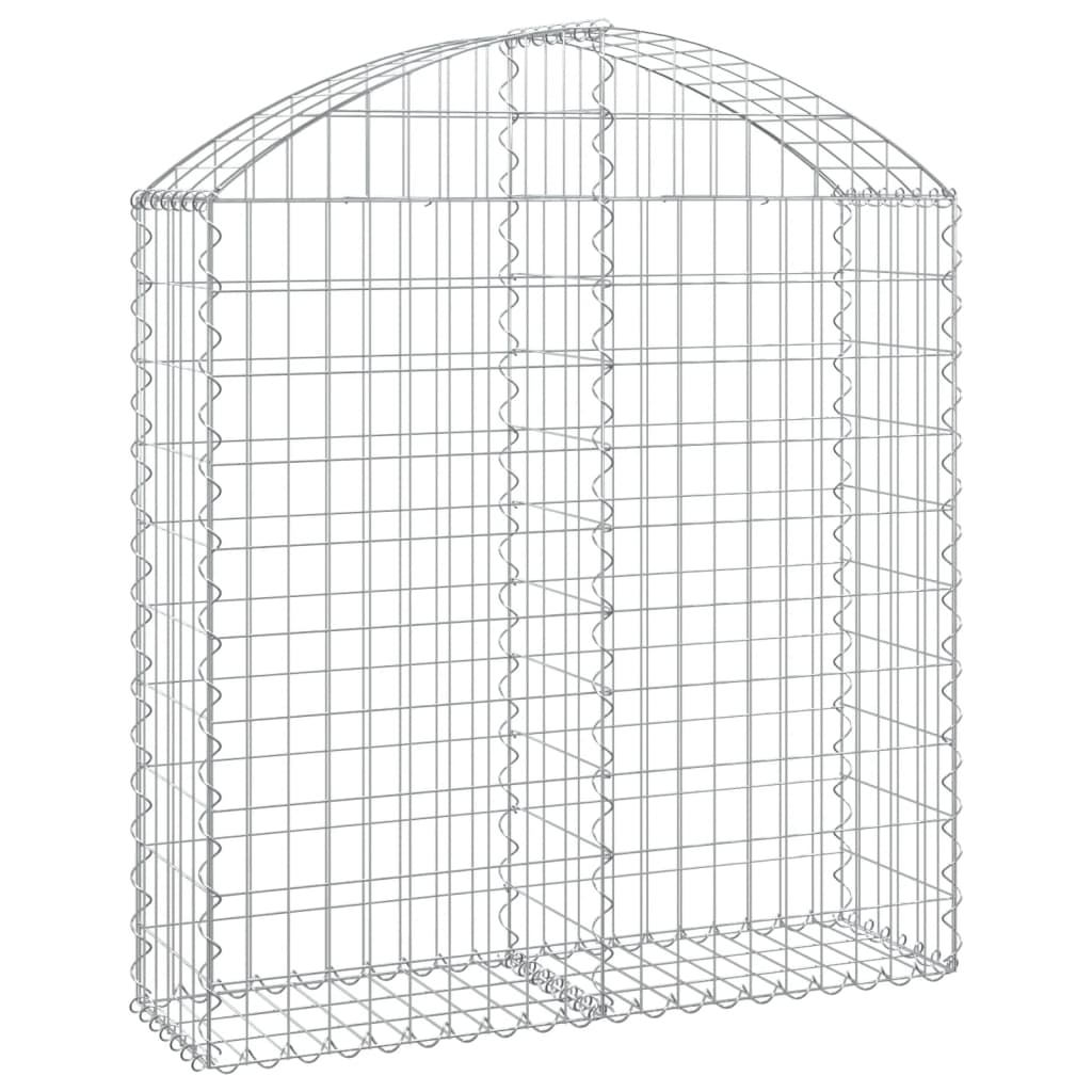 Vidaxl Schanskorf abovedado 100x30x100 120 cm de hierro galvanizado