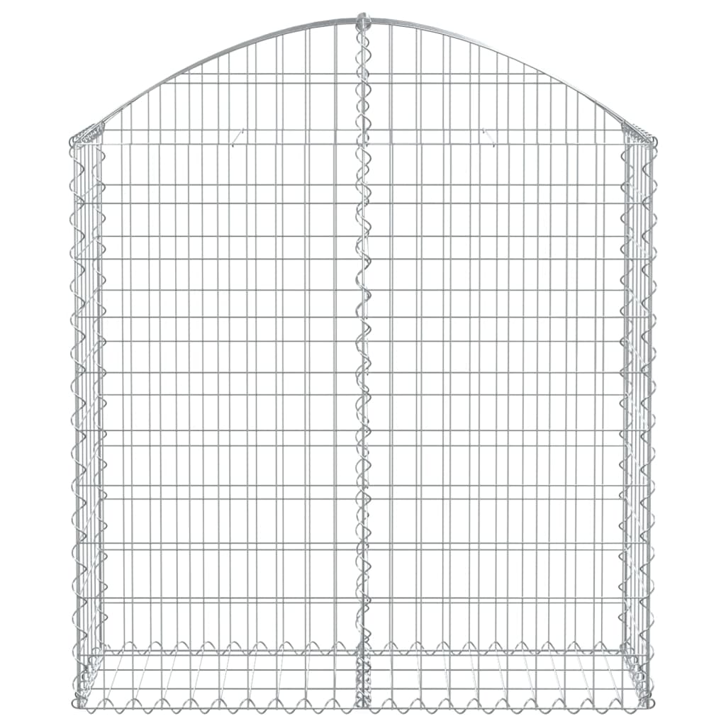 Vidaxl Schanskorf abovedado 100x30x100 120 cm de hierro galvanizado