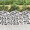 Vidaxl Schanskorf abovedado 100x30x100 120 cm de hierro galvanizado