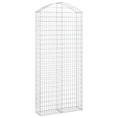 Vidaxl Schanskorf a volta 100x30x220 240 cm galvanizzato