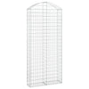 Vidaxl Schanskorf a volta 100x30x220 240 cm galvanizzato