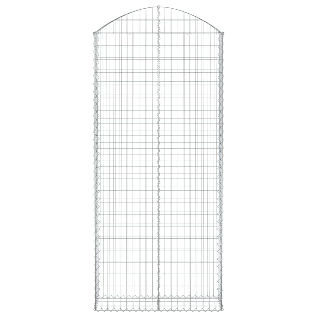 Vidaxl Schanskorf a volta 100x30x220 240 cm galvanizzato