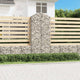 Vidaxl Schanskorf a volta 100x30x220 240 cm galvanizzato