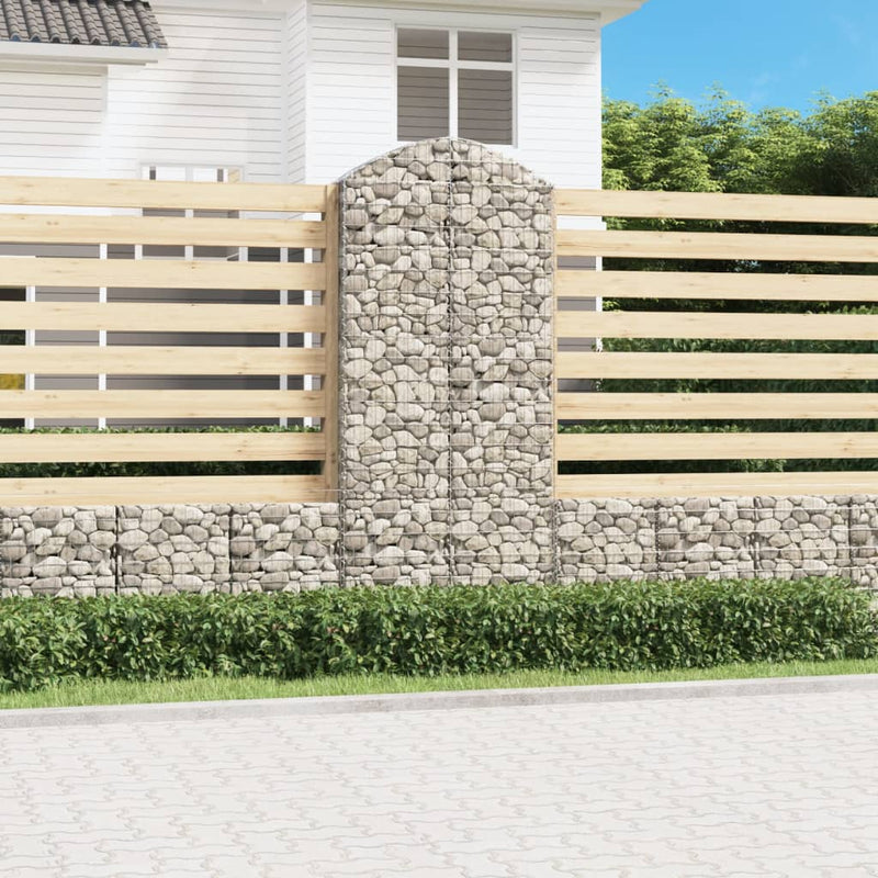 Vidaxl Schanskorf abovedado 100x30x220 240 cm de hierro galvanizado