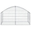 Vidaxl Schanskorf abovedado 100x50x40 60 cm de hierro galvanizado