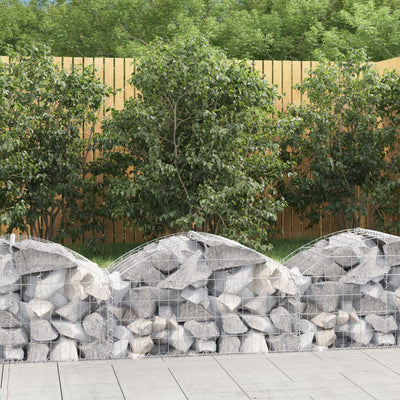 Vidaxl Schanskorf a volta 100x50x40 60 cm galvanizzato