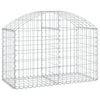 Vidaxl Schanskorf a volta 100x50x60 80 cm galvanizzato